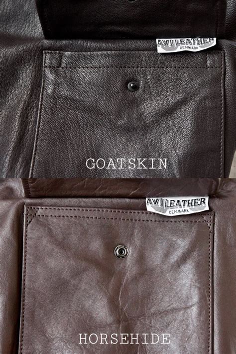 goatskin vs leather.